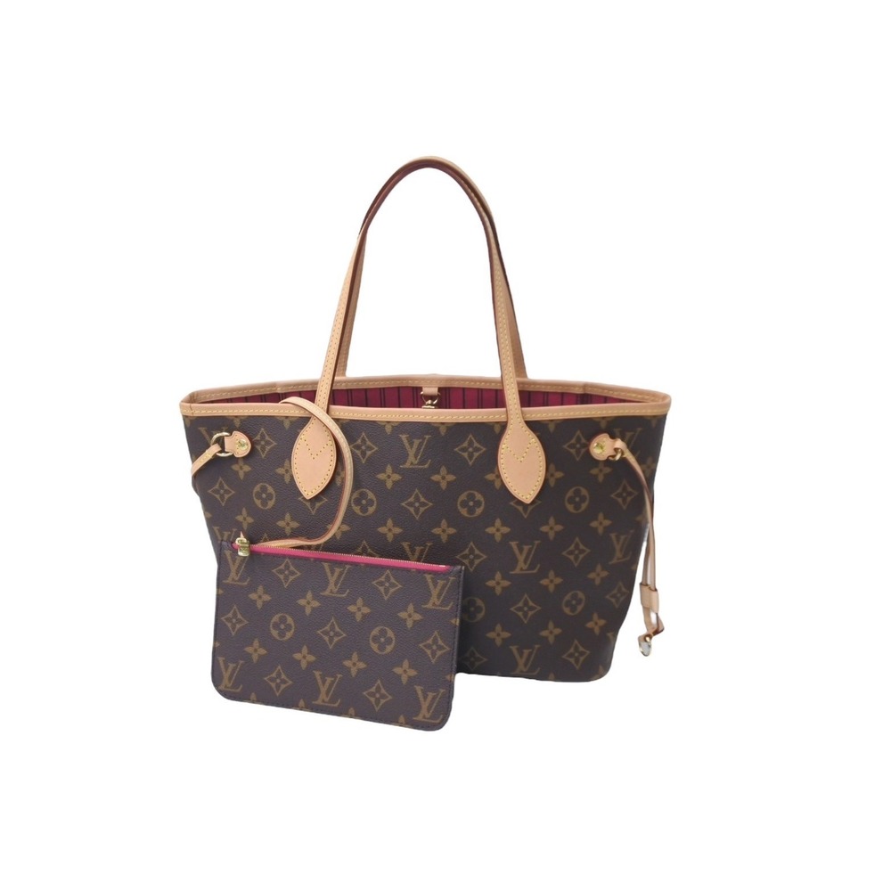 Louis Vuitton Neverfull handbag pouch Pivoine Monogram
